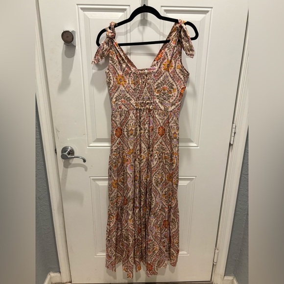 Derek Lam 10 Crosby
Timothea Printed Shoulder-Tie Midi Dress - Picture 4 of 6